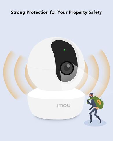 Imou Security Camera Indoor Camera Pan/Tilt Wireless Home Camera, Plug-in WiFi Camera Baby Monitor with Night Vision, 2-Way Audio, Human & Sound Detection, Motion Tracking(2.4G ONLY) in Saudi Arabia