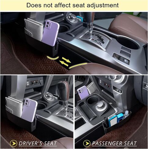 JDMCAR Upgrade Gear Shift Organizer Tray Compatible with Toyota 4Runner Accessories 2010-2022 2023 2024 Car Center Console Shifter Side Tray Storage Box Interior Accessories in Kuwait