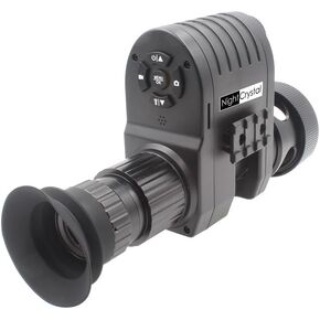 Megaorei M4A 1080p HD Hunting Digital Infrared Night Vision for Scope Monocular Attachment Camcorder with Built-in 850nm Infrared IR Flashlight (with 32G MicroSD Card, Without Battery)