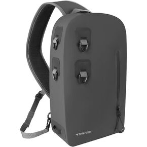 THKFISH Waterproof Backpack for Fishing, Trout Fishing Waterproof Backpack, Fly Fishing Sling Pack, Fishing Tackle Storage