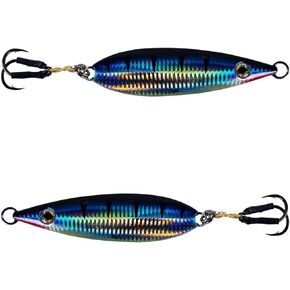 Palomar Flat Fall Jig Slow Pitch عموديًا حديديًا للمحيط | حلقات مالك الخطافات MUSTAD | سلك كيفلر المساعد | 10 ألوان - 5 أوزان | أسعار السائبة 6 عبوات / عبوتين | طلاء الجرافين التطوري | مملوكة للولايات المتحدة