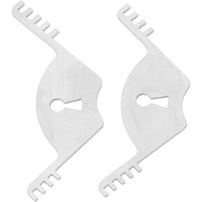 2Pcs Comb Lock Pick Stainless Steel Multifunctional Portable Hand Tool Firefighting Supplies