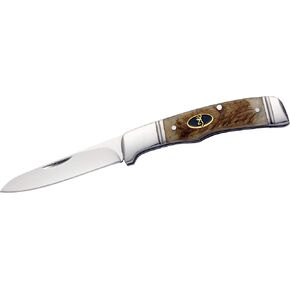 Browning, Joint Venture Knives, Sheep Horn, 1 Blade, 2" Blade, Drop Point Blade, Brown, Boxed