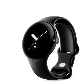 Google | Pixel Watch | Android Smartwatch with Fitbit Activity Tracking | Fitness and Sleep Tracker with Heart Rate Tracker | 41mm (Bluetooth, Matt Black case w/Black Active Band) (Renewed)