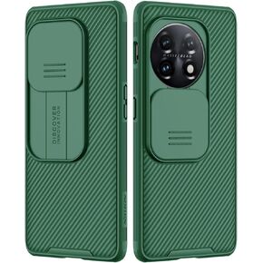 Nillkin for OnePlus 12 Case, CamShield Pro Case with Slide Camera Cover, Slim Fit Thin Shockproof Cover for OnePlus 12 5G - Green