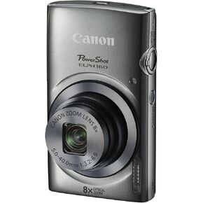 Canon PowerShot ELPH 160 20MP 720P HD 8x Optical Zoom Image Stabilization (Black) (Renewed)