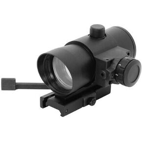 NcStar 1X40 Red Dot Sight with Built in Red Laser/Quick Release Weaver Mount (DLB140)