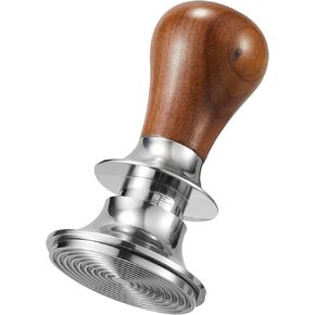54mm Tamper Replacement for Breville tamper Adjustable Depth The espresso tamper made of Stainless Steel and Solid wood it's a good Coffee Tamper for Home espresso barista(53.3mm)
