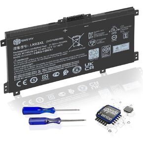HP Envy X360 Battery LK03XL L09281-855 916814-855 L08855-856 Replacement for HP Envy X360 Convertible 15m-cn0xxx 15-cr0xxx 15m-cn0012dx 15m-bp0xx 15m-bp112dx 17-ae1xx 15m-bq021dx 17m-ae111dx
