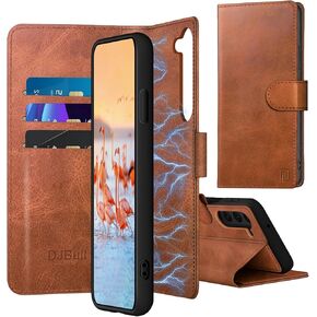 2-in-1 Detachable for Samsung Galaxy S23 5G Wallet case with Credit Card Holder【RFID Blocking】,Flip Folio Book PU Leather Protective Cover Women Men for Samsung S23 Phone case Black