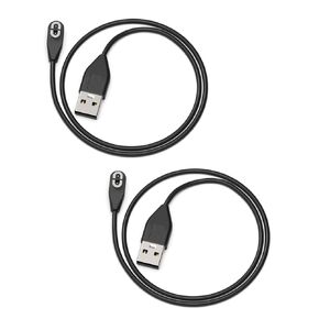2 Pack Charging Cable for Shokz, USB Magnetic Charger Cable Compatible with Aftershokz Aeropex AS800, Shokz OpenRun Pro, OpenRun, OpenRun Mini, OpenComm Bone Conduction Headphones
