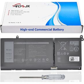 G91J0 41Wh Battery for Dell Inspiron 3510 3515 3520 3525 3530 3535 5310 5320 5410 5418 5510 5515 5518 5625 5630 5635 Latitude 3320 3330 3420 3520 Vostro 3510 3515 5310 5410 5510 5630 FH3K2 MGCM5 927N5