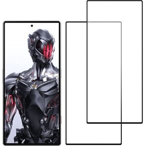 Foluu [2-Pack For ZTE Nubia Red Magic 9 Pro Case/Red Magic 9 Pro+ Screen Protector, Tempered Glass [Full Adhesive][Full Coverage] [Bubble-Free] HD Clear High Responsive for ZTE nubia Red Magic 8 Pro