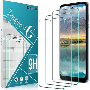 Slanku [3-Pack] Screen Protector for Motorola Moto G Power (2022) Tempered Glass [Not fit for 2023/2021/2020 Model] Anti Scratch, Bubble Free, Case Friendly