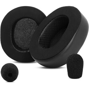 استبدال وسائد الأذن من الجل من Arctis 7P المتوافقة مع سماعات SteelSeries Arctis 7P 7P+/Arctis 5/Pro/Audio ATH M50 M50X M40X M50XBT /Hyper X Cloud II Cloud 1 (أسود) in Kuwait