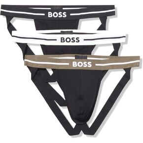 BOSS Men's 3 Pack Stretch Jockstrap