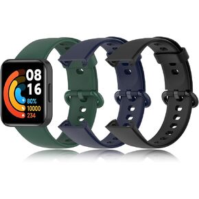 Bands for Mi Redmi Watch 2 Lite Straps - Silicone Wristband Replacement Strap Compatible with Xiaomi Redmi watch 2 Lite/Mi Watch Lite 2 Bracelets for Men Women