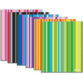 2-Pocket Poly Portfolio Pattern: Stripes