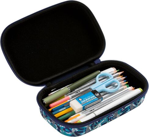 علبة أقلام رصاص شبكية من ZIPIT | مقلمة للمدرسة | حقيبة منظم للأقلام | حافظة أقلام سعة كبيرة للأولاد (أزرق) in Kuwait