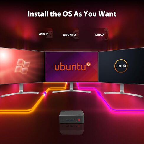 كمبيوتر صغير P1، AMD Ryzen 7 5700U (يصل إلى 4.3 جيجا هرتز)، أجهزة كمبيوتر صغيرة DDR4 32 جيجا بايت رام 1 تيرابايت NVMe SSD، كمبيوتر صغير Windows 11 Pro 4K@60 هرتز Output/BT5.2/WiFi 6E/2.5G in Kuwait