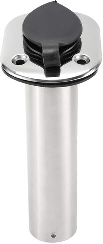 حامل قضيب تثبيت فلوش 15 درجة من الفولاذ المقاوم للصدأ مع حشية بطانة من البولي فينيل كلوريد بغطاء مطاطي in Kuwait