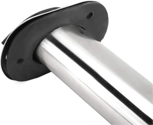 حامل قضيب تثبيت فلوش 15 درجة من الفولاذ المقاوم للصدأ مع حشية بطانة من البولي فينيل كلوريد بغطاء مطاطي in Kuwait