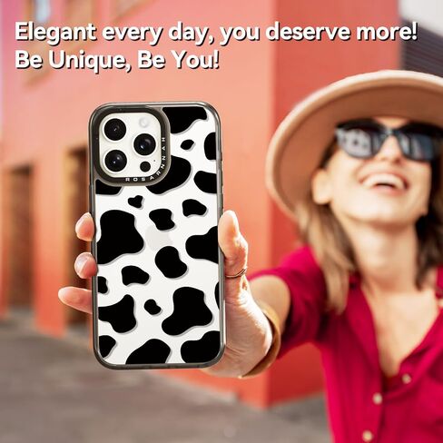 Compatible for iPhone 16 Case Cute - Durable Shockproof 6.6 ft Drop Impact Phone Case - Black Funny Passion Flower Design for iPhone 16 6.1" in Saudi Arabia