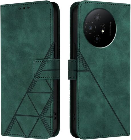 Case for TCL 50 XL 5G, PU Leather Wallet Case with [Card Holders][Kickstand][Wrist Strap] Shockproof Protection Flip Case for TCL 50 XL 5G, Black YB2 in Kuwait