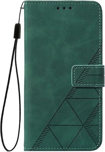 Case for TCL 50 XL 5G, PU Leather Wallet Case with [Card Holders][Kickstand][Wrist Strap] Shockproof Protection Flip Case for TCL 50 XL 5G, Black YB2 in Kuwait