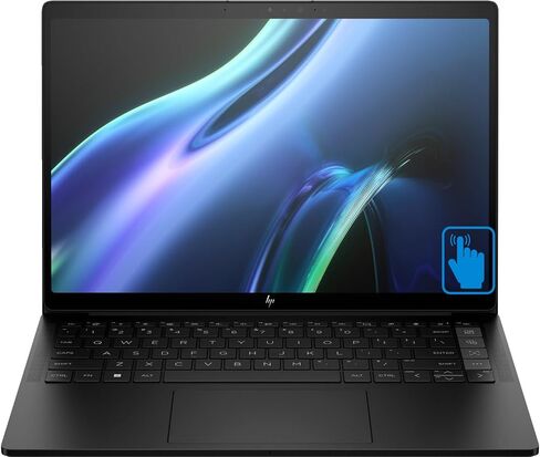 كمبيوتر محمول HP Dragonfly Pro One Business بشاشة لمس 14.0 بوصة WUXGA (AMD Ryzen 7 7736U، 32 جيجابايت LPDDR5، 1 تيرابايت PCIe SSD، بإضاءة خلفية KYB، قارئ FP، 2 Thunderbolt 4، WiFi 6، Win11P) مع موسع منفذ USB DKZ in Saudi Arabia