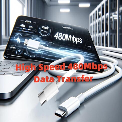 كابل USB C بطول 20 قدم، كابل شحن سريع من C إلى C (3 عبوات)، 60 وات (3 أمبير) 480 ميجابت في الثانية متوافق مع iPhone 16/15 Pro/16 Plus/15 Pro Max، iPad Mini 6/ Pro 2021، Mac-Book Pro 2020، Samsung جالاكسي S24، سويتش in Saudi Arabia
