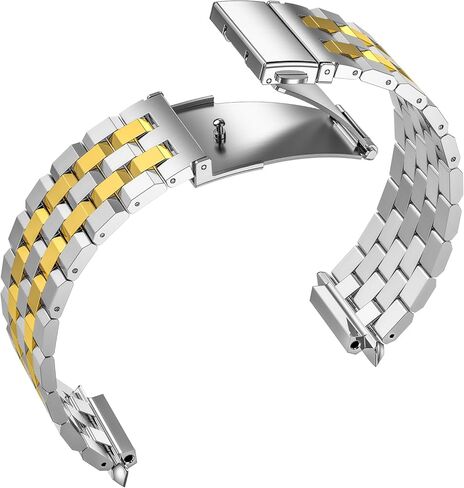 SUPLINK Stainless Steel Case & Band Compatible with Fitbit Versa 4 Bands/Versa 3/Versa/Versa 2 Watch bands Men,Protector Cover Strap for Fitbit Sense/Versa Lite/Fitbit Sense 2 Bands,Black in Saudi Arabia