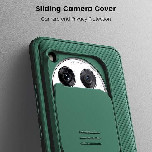 Nillkin for OnePlus 12 Case, CamShield Pro Case with Slide Camera Cover, Slim Fit Thin Shockproof Cover for OnePlus 12 5G - Green in Saudi Arabia
