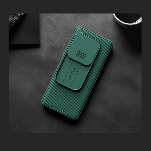 Nillkin for OnePlus 12 Case, CamShield Pro Case with Slide Camera Cover, Slim Fit Thin Shockproof Cover for OnePlus 12 5G - Green in Saudi Arabia