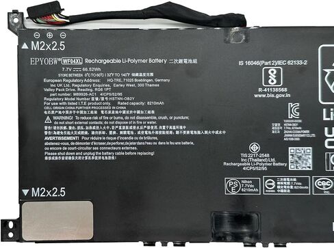 بطارية كمبيوتر محمول FZ06XL بقدرة 83 وات في الساعة متوافقة مع HP Envy 16-H0000 17-DA0000 / Spectre x360 16-AA0000 16-F0000 سلسلة 2 في 1 M48025-005 FZ06083XL M47636-2D1 TPN-DB0I M47636-2C1 31CP7/52/58- 2 in Saudi Arabia