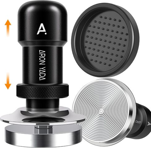 Espresso Tamper 53.3mm: 30 lb Auto-Calibrated Coffee Tamper with Silicone Mat,Coffee Tamper with 2 Spring 100% Stainless Steel Base Fits for Breville 54mm Portafilter in Saudi Arabia