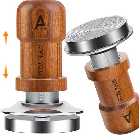 Espresso Tamper 53.3mm: 30 lb Auto-Calibrated Coffee Tamper with Silicone Mat,Coffee Tamper with 2 Spring 100% Stainless Steel Base Fits for Breville 54mm Portafilter in Saudi Arabia