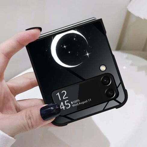 DAIZAG Case Compatible with Samsung Galaxy Z Flip 3 5G Case,Free Girl Under The Moon for Man Woman, Protection Shockproof Anti-Scratches TPU Case for Samsung Galaxy Z Flip 3 5G in Saudi Arabia