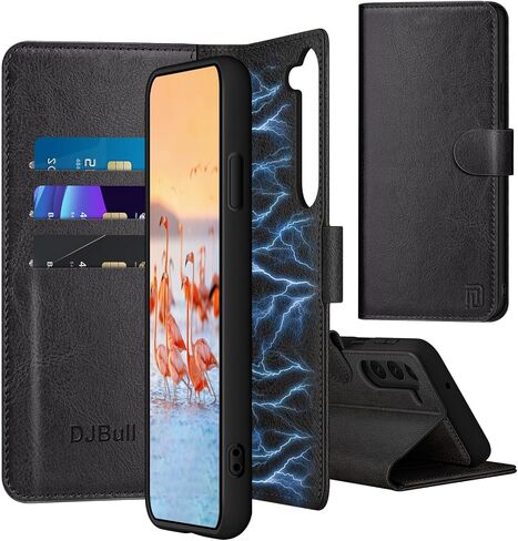 2-in-1 Detachable for Samsung Galaxy S23 5G Wallet case with Credit Card Holder【RFID Blocking】,Flip Folio Book PU Leather Protective Cover Women Men for Samsung S23 Phone case Black in Saudi Arabia