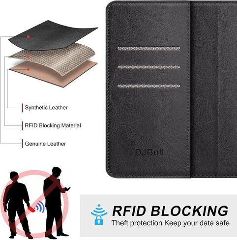 2-in-1 Detachable for Samsung Galaxy S23 5G Wallet case with Credit Card Holder【RFID Blocking】,Flip Folio Book PU Leather Protective Cover Women Men for Samsung S23 Phone case Black in Saudi Arabia