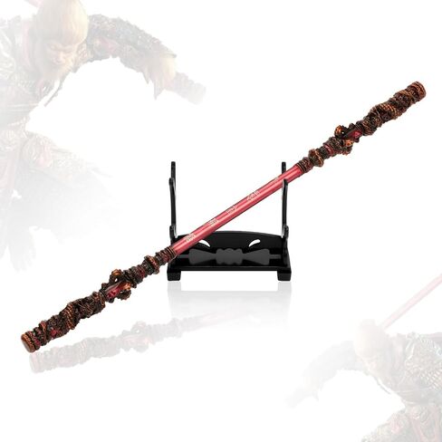 Black Myth: Wukong Weapon Bronzecloud Ruyi Staff Martial Arts Bo Staffs Game Collection Desk Room Decoration Backpack Pendant Gift（30cm/11.8inchs） in Saudi Arabia