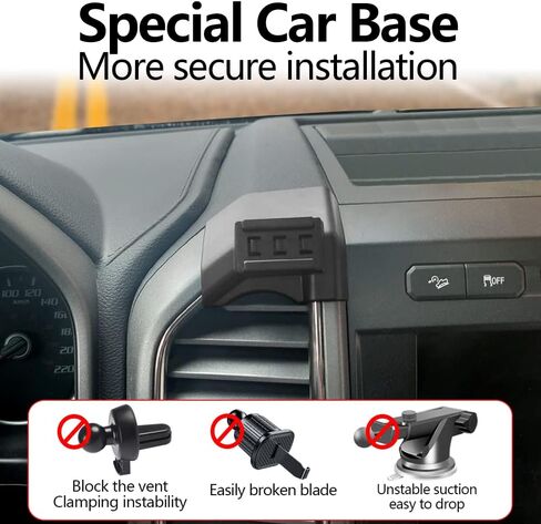 حامل هاتف السيارة جبل ل 2018 2019 2020 فورد F-150 F150 شاحنة اكسسوارات السيارات الديكور الداخلي خلية المحمول الهاتف الذكي قوس in Saudi Arabia