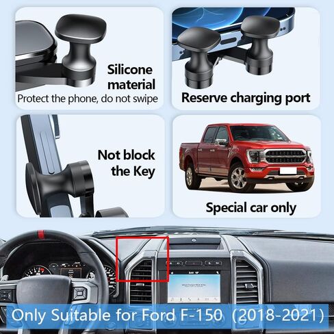 حامل هاتف السيارة جبل ل 2018 2019 2020 فورد F-150 F150 شاحنة اكسسوارات السيارات الديكور الداخلي خلية المحمول الهاتف الذكي قوس in Saudi Arabia