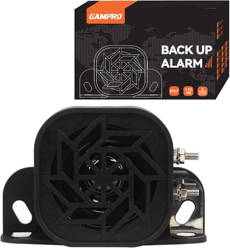 835 Back-up Alarm 12V-48V 110dB IP67 Waterproof Dust-Proof Reversing Warning Alarm with Super Loud Beeper Tone for Truck Van Forklift Car Lorry Agricultural Vehicles in Saudi Arabia