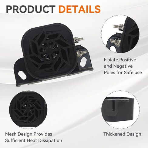 835 Back-up Alarm 12V-48V 110dB IP67 Waterproof Dust-Proof Reversing Warning Alarm with Super Loud Beeper Tone for Truck Van Forklift Car Lorry Agricultural Vehicles in Saudi Arabia