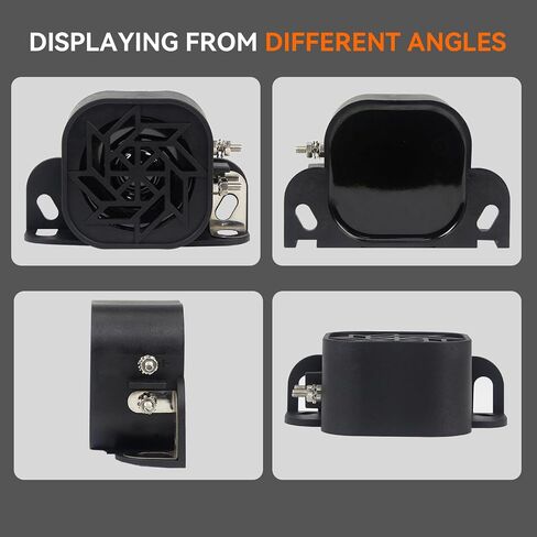 835 Back-up Alarm 12V-48V 110dB IP67 Waterproof Dust-Proof Reversing Warning Alarm with Super Loud Beeper Tone for Truck Van Forklift Car Lorry Agricultural Vehicles in Saudi Arabia