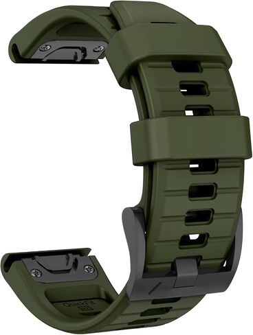 OVERSTEP متوافق مع Fenix ​​8 Amoled - 47 ملم / Fenix ​​7 Watch Band، 22 ملم حزام سيليكون متين للساعة الذكية Garmin Fenix ​​7 Pro/Fenix ​​6/ Fenix ​​5/Epix Pro 47 ملم in Saudi Arabia