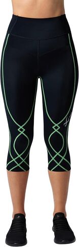 CW-X Women's Stabilyx 3.0 Joint Support 3/4 Capri Compression Tight, High-Rise Leggings with Back Phone Pocket for Running in Kuwait