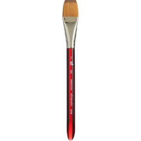Princeton Velvetouch Artiste, Mixed-Media Brush for Acrylic, Watercolor & Oil, Series 3950 Wash Luxury Synthetic, Size 1 inch