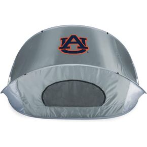 PICNIC TIME NCAA Georgia Tech Yellow Jackets Manta Portable Beach Tent, Pop Up Tent, Beach Sun Shelter Pop Up, (Gray with Black Accents)